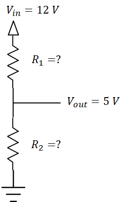 Figura 7. Divisor de tensión ejemplo 2